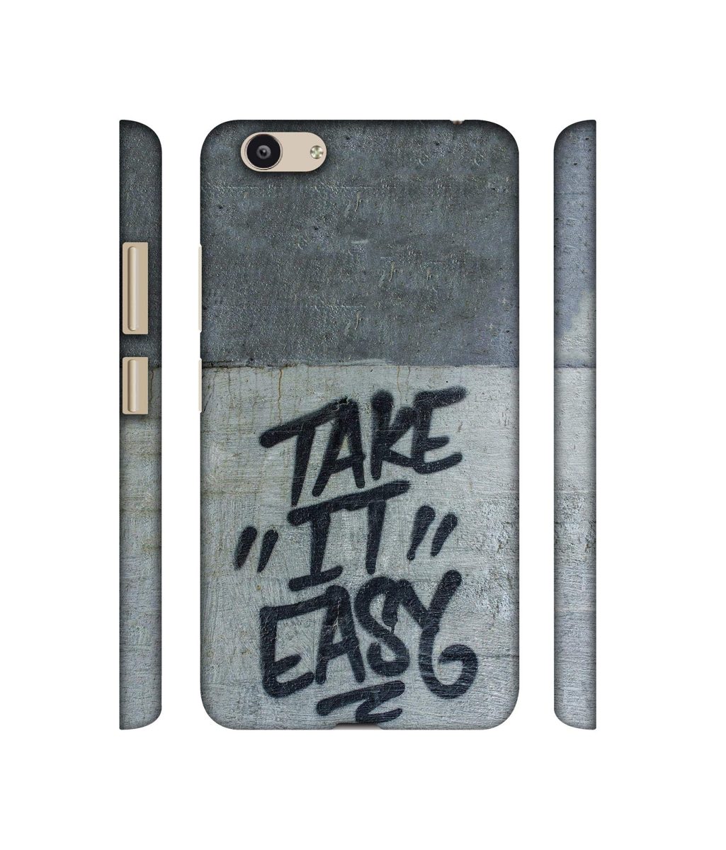 Amazon Brand - Solimo Designer Take It Easy 3D Printed Hard Back Case Mobile Cover for Vivo Y53