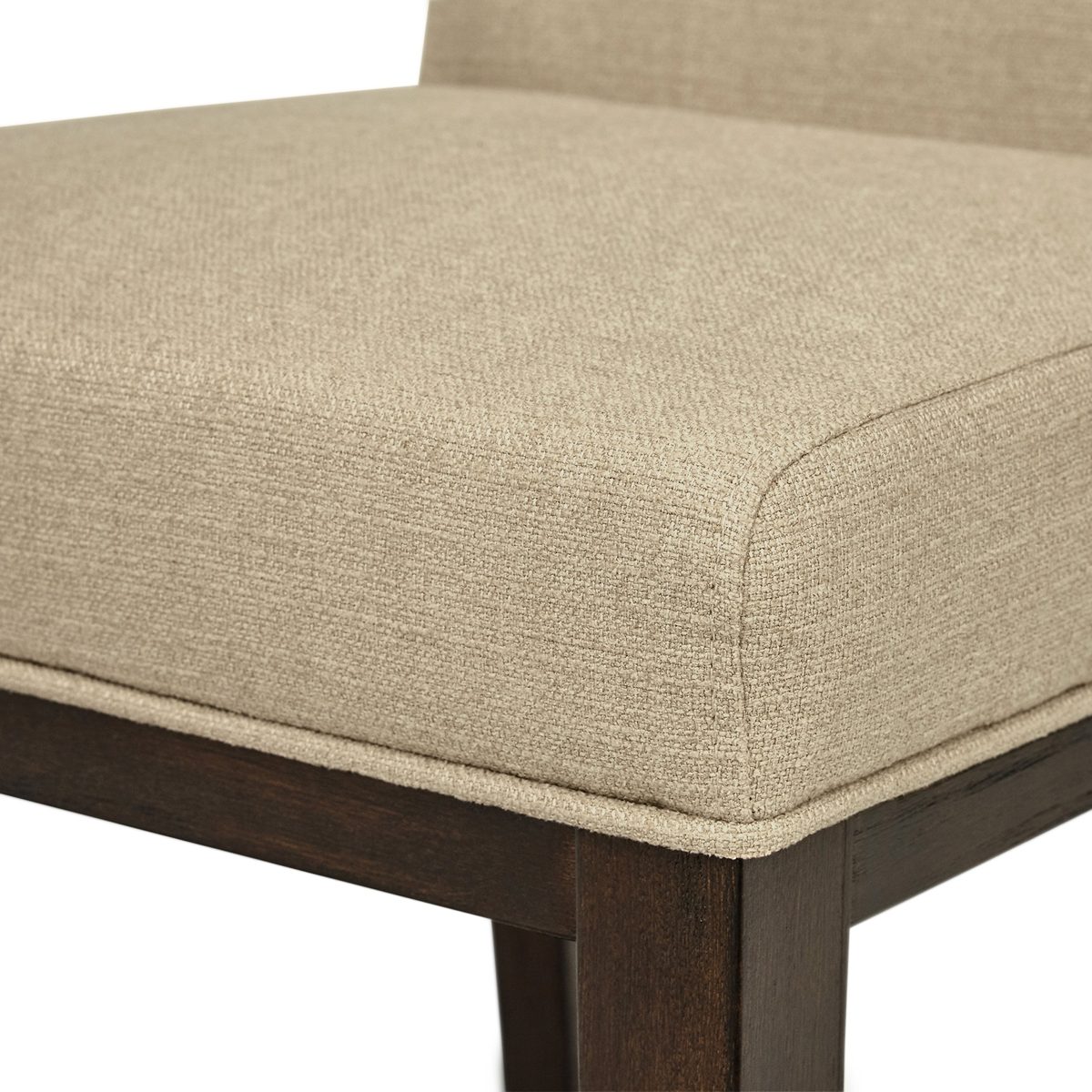 Amazon Brand – Stone & Beam Burke Modern Wood Kitchen Counter Bar Stool, 44"H, Hemp Beige