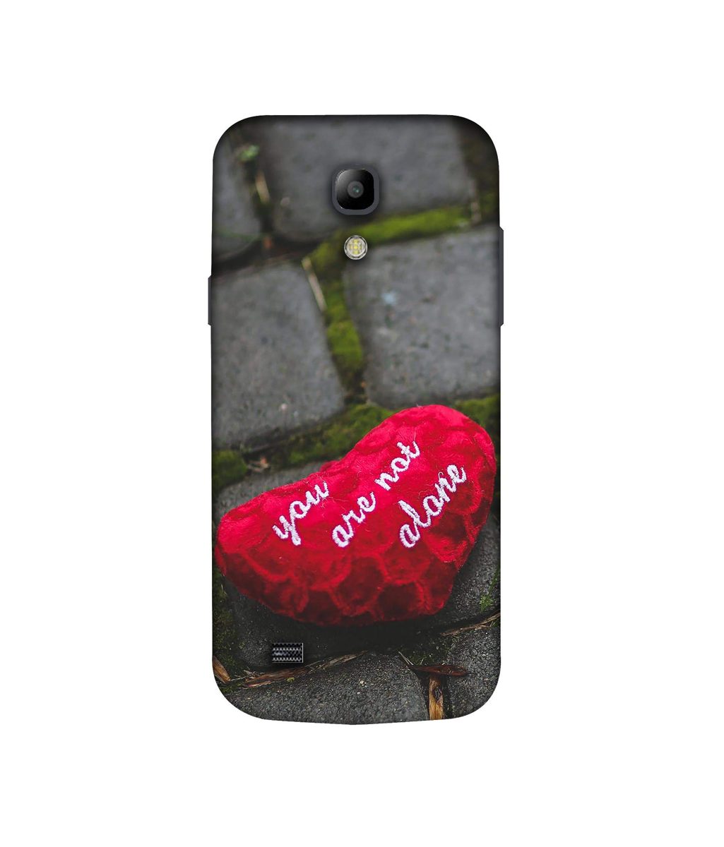 Amazon Brand - Solimo Designer You are Not Alone 3D Printed Hard Back Case Mobile Cover for Samsung Galaxy S4 Mini