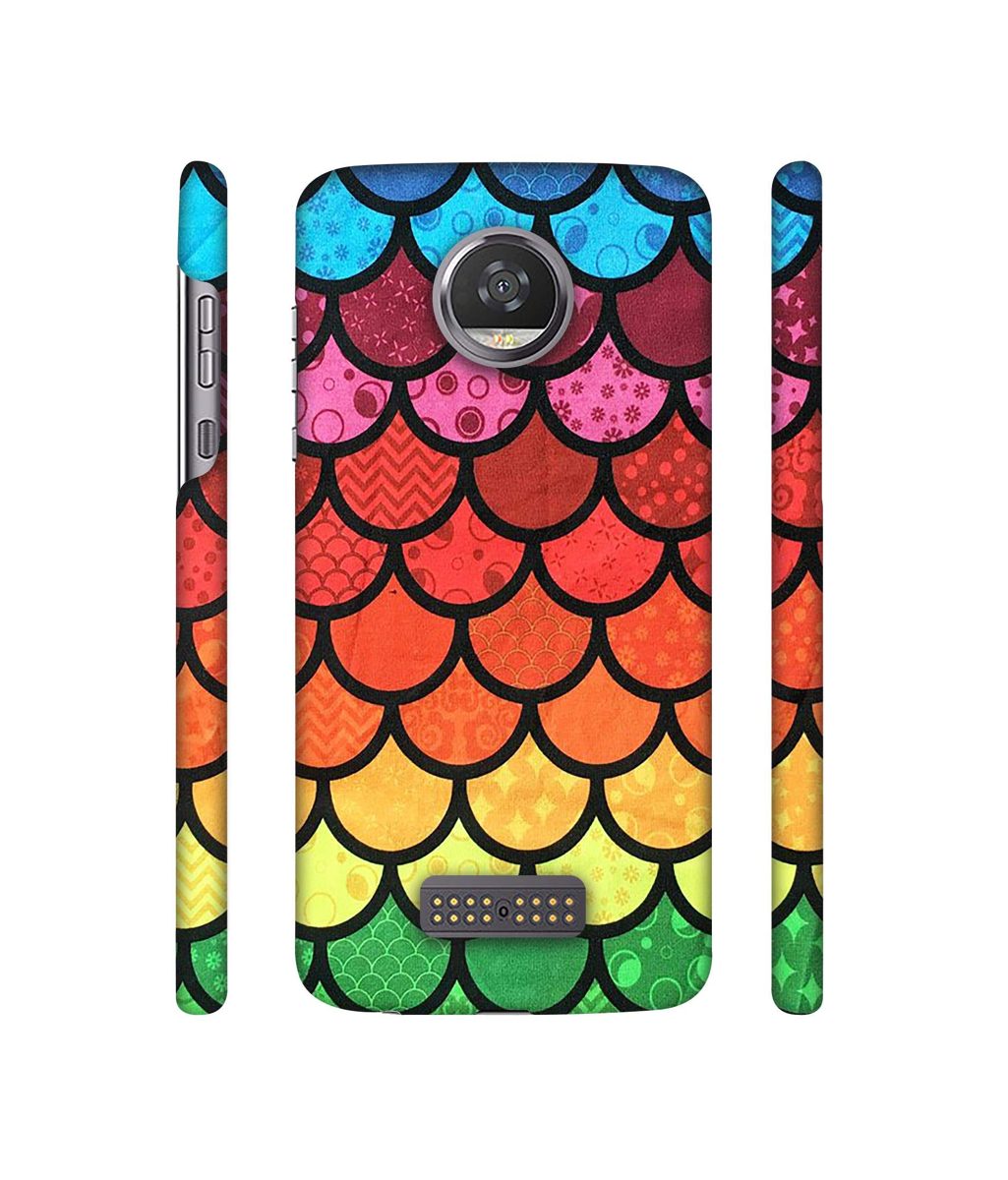 Amazon Brand - Solimo Designer Multicolor Pattern 3D Printed Hard Back Case Mobile Cover for Moto Z2 Play