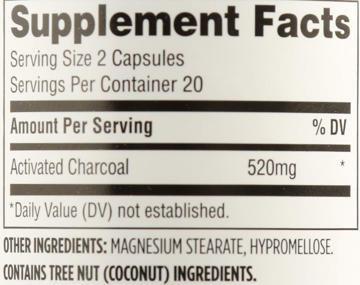 365 EVERYDAY VALUE Activated Charcoal, 40 CT