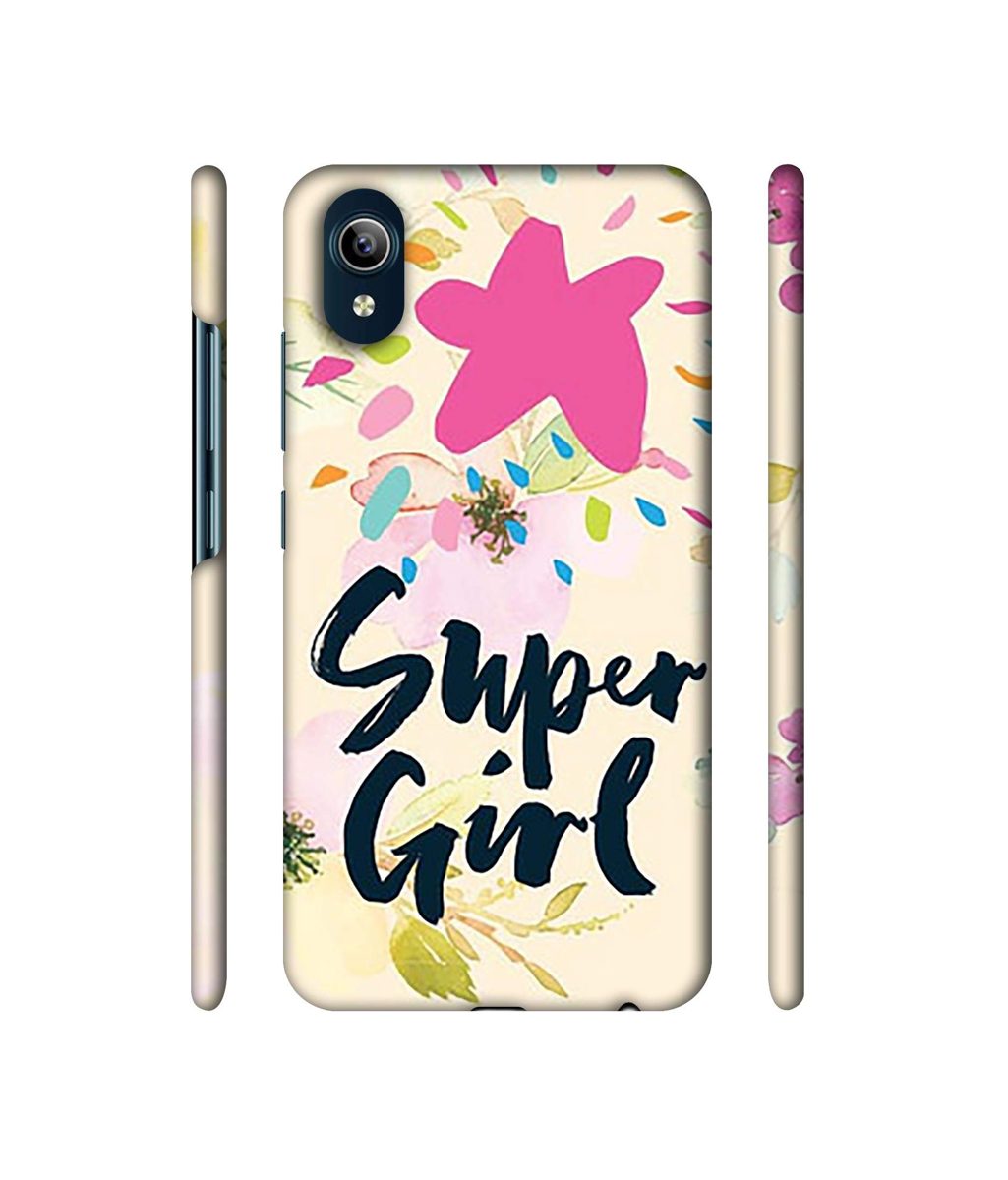 Amazon Brand - Solimo Designer Super Girl 3D Printed Hard Back Case Mobile Cover for Vivo Y91i