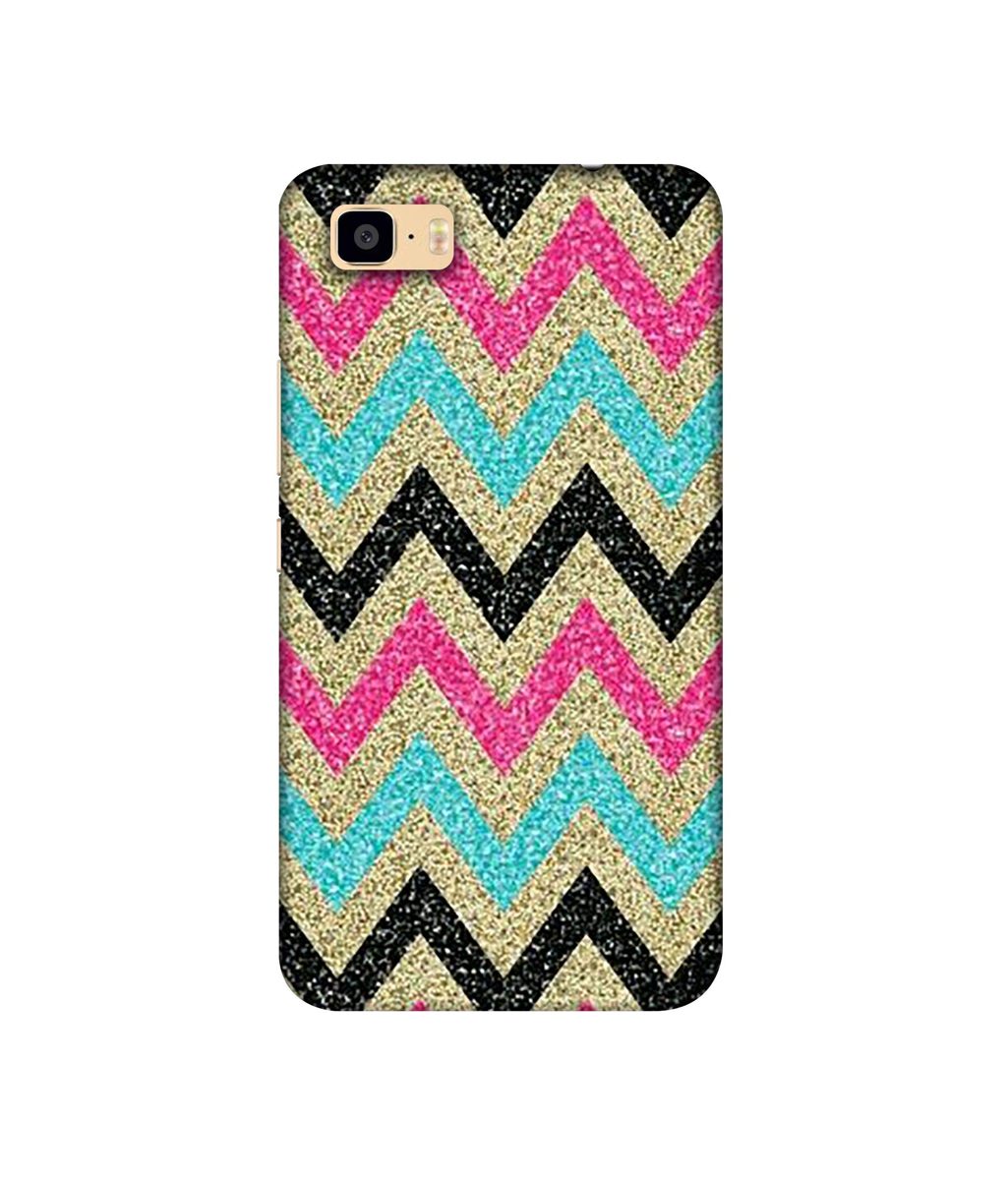 Amazon Brand - Solimo Designer Sparkle Zik Zak Texture 3D Printed Hard Back Case Mobile Cover for Asus Zenfone 3S Max