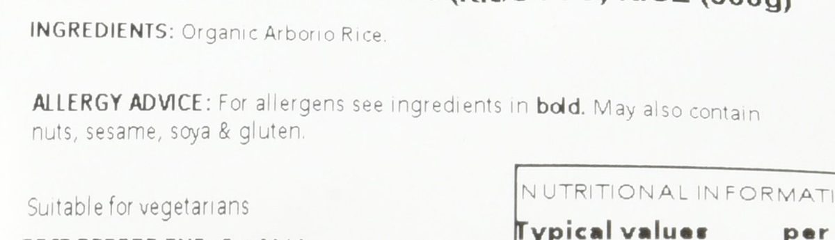 Whole Foods Market Organic Rice Arborio, 500 g