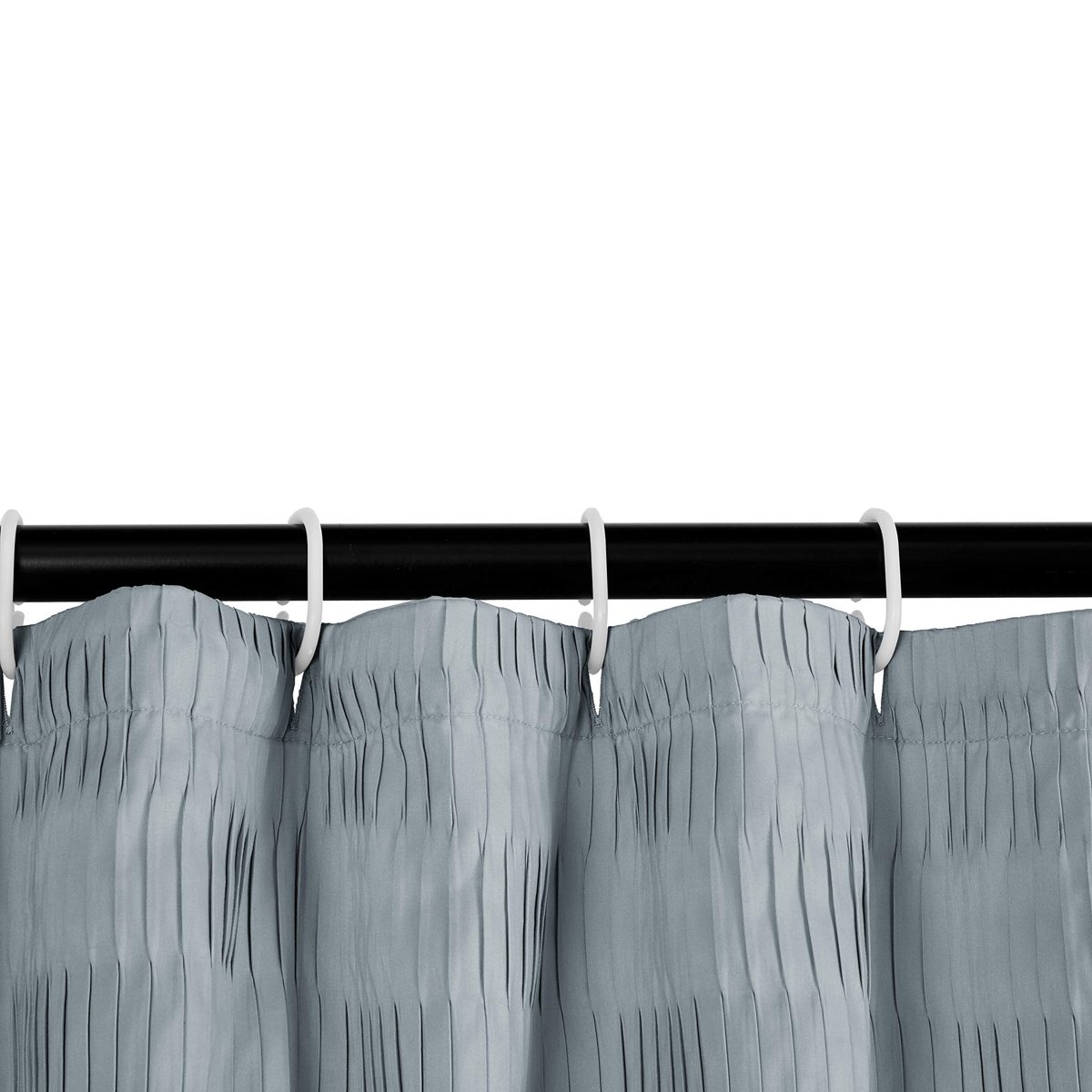 AmazonBasics Pleated Shower Curtain