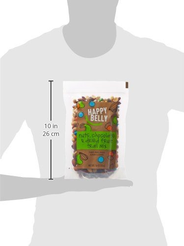 Amazon Brand - Happy Belly Chocolate & Dried Fruit Trail Mix, 16 oz