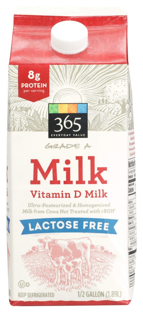 365 Everyday Value, Vitamin D Milk, 1/2 gallon