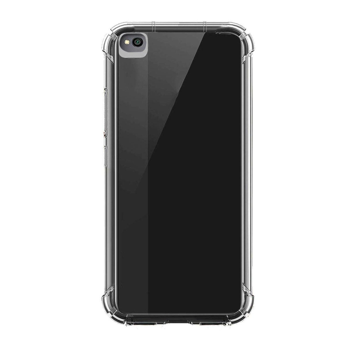 (Renewed) Amazon Brand - Solimo Protective Mobile Cover (Soft & Flexible Back Case) for Redmi Go (Transparent)