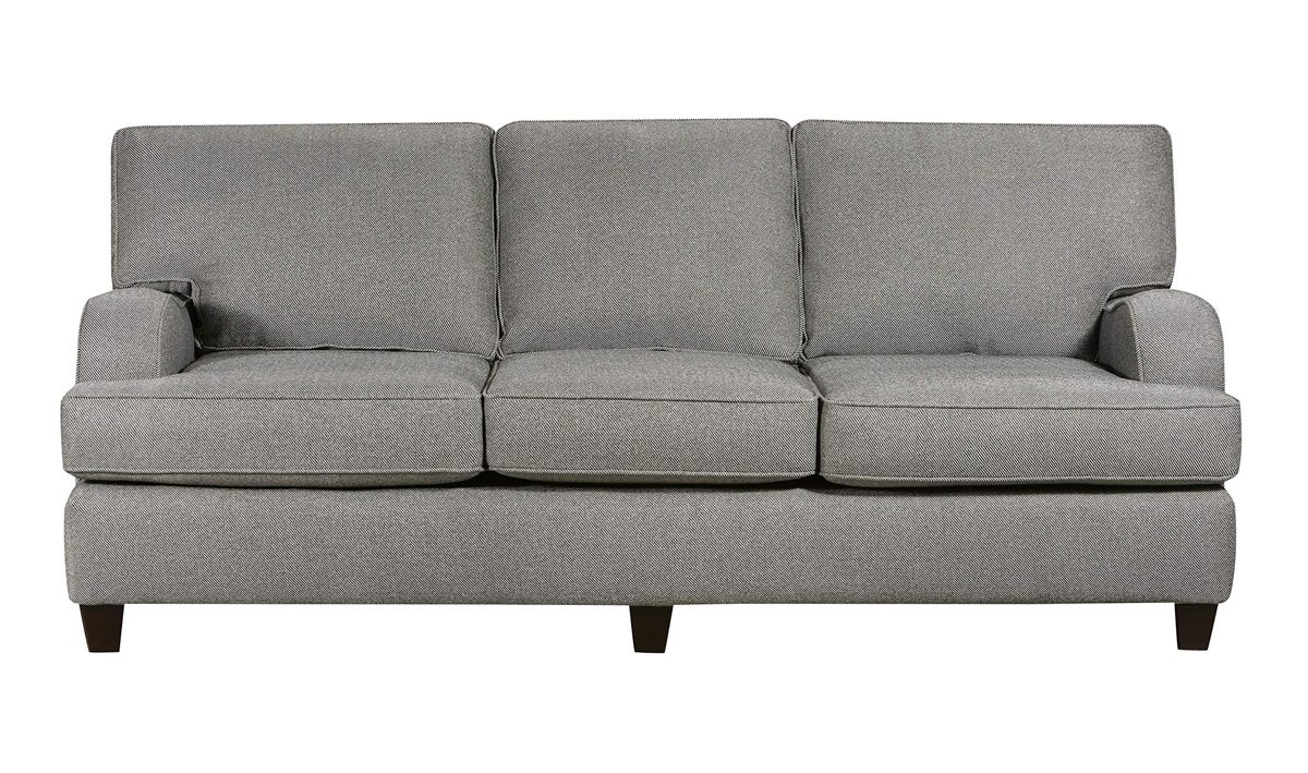 Amazon Brand – Stone & Beam Anne Marie Contemporary Sofa Couch, 91.5"W, Charcoal