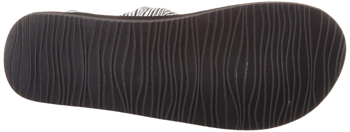 Amazon Essentials Women's Delia Sandal, Grey Stripe, 12 Medium US