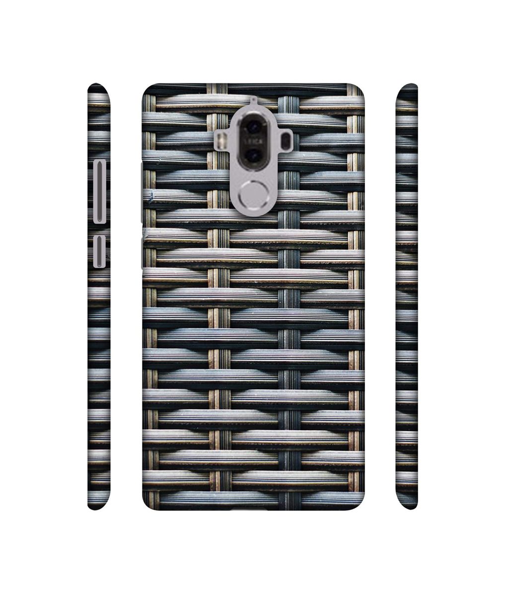 Amazon Brand - Solimo Designer Wooden Blocks Checks 3D Printed Hard Back Case Mobile Cover for Huawei Mate 9