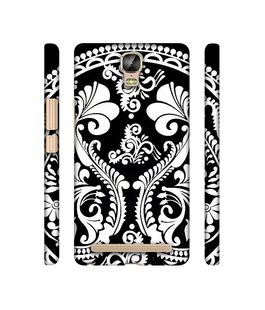 Amazon Brand - Solimo Designer Round White Rangoli 3D Printed Hard Back Case Mobile Cover for Gionee Marathon M5 Plus