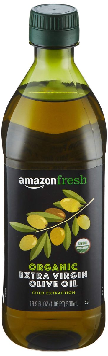 AmazonFresh Organic Extra Virgin Olive Oil, 500 ml (16.9 FL OZ)