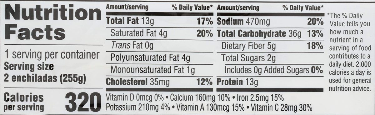 365 Everyday Value, Cheese Enchiladas, 9 oz, (Frozen)