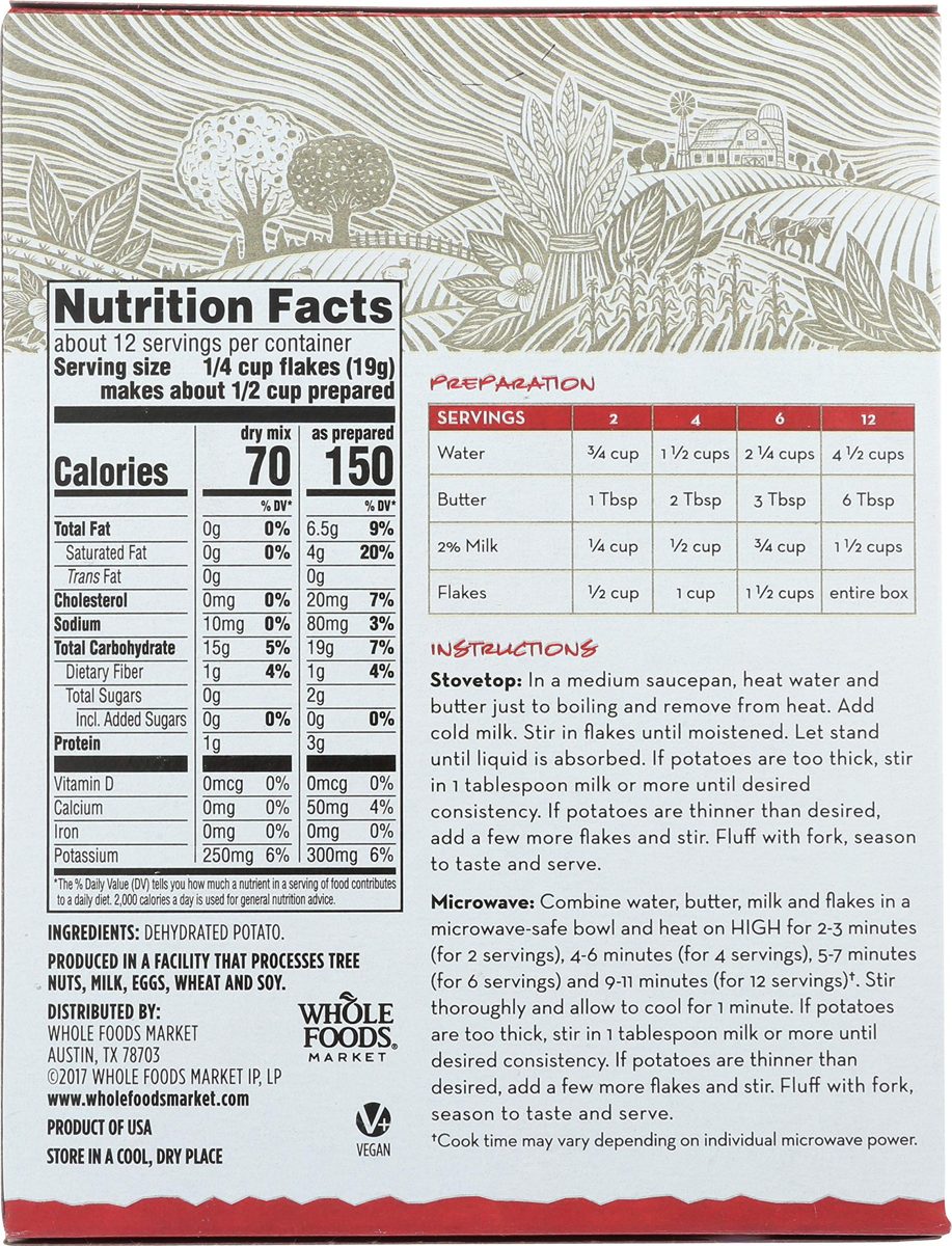 365 EVERYDAY VALUE Natural Instant Potato Flakes, 8 OZ