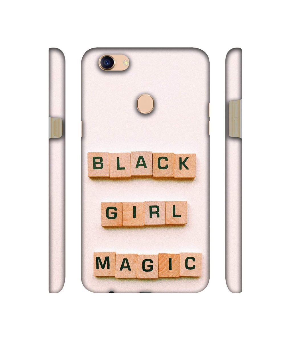 Amazon Brand - Solimo Designer Black Girl Magic 3D Printed Hard Back Case Mobile Cover for Oppo F5