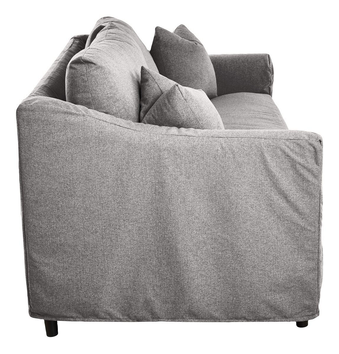 Amazon Brand – Stone & Beam Dawn Slipcover Sofa Couch, 79"W, Gray