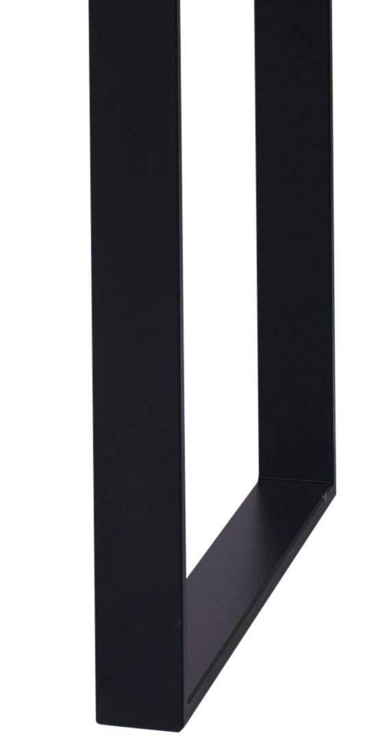 Amazon Brand - Movian Kuban Dining Table, 160 x 78 x 90cm, Brown Oak-Effect Table Top/Black Legs