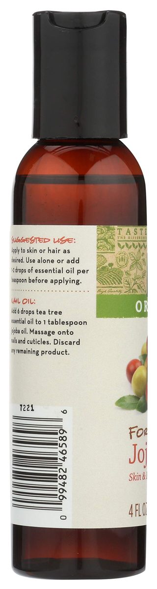 365 Everyday Value, Organic Jojoba Oil, 4 fl oz