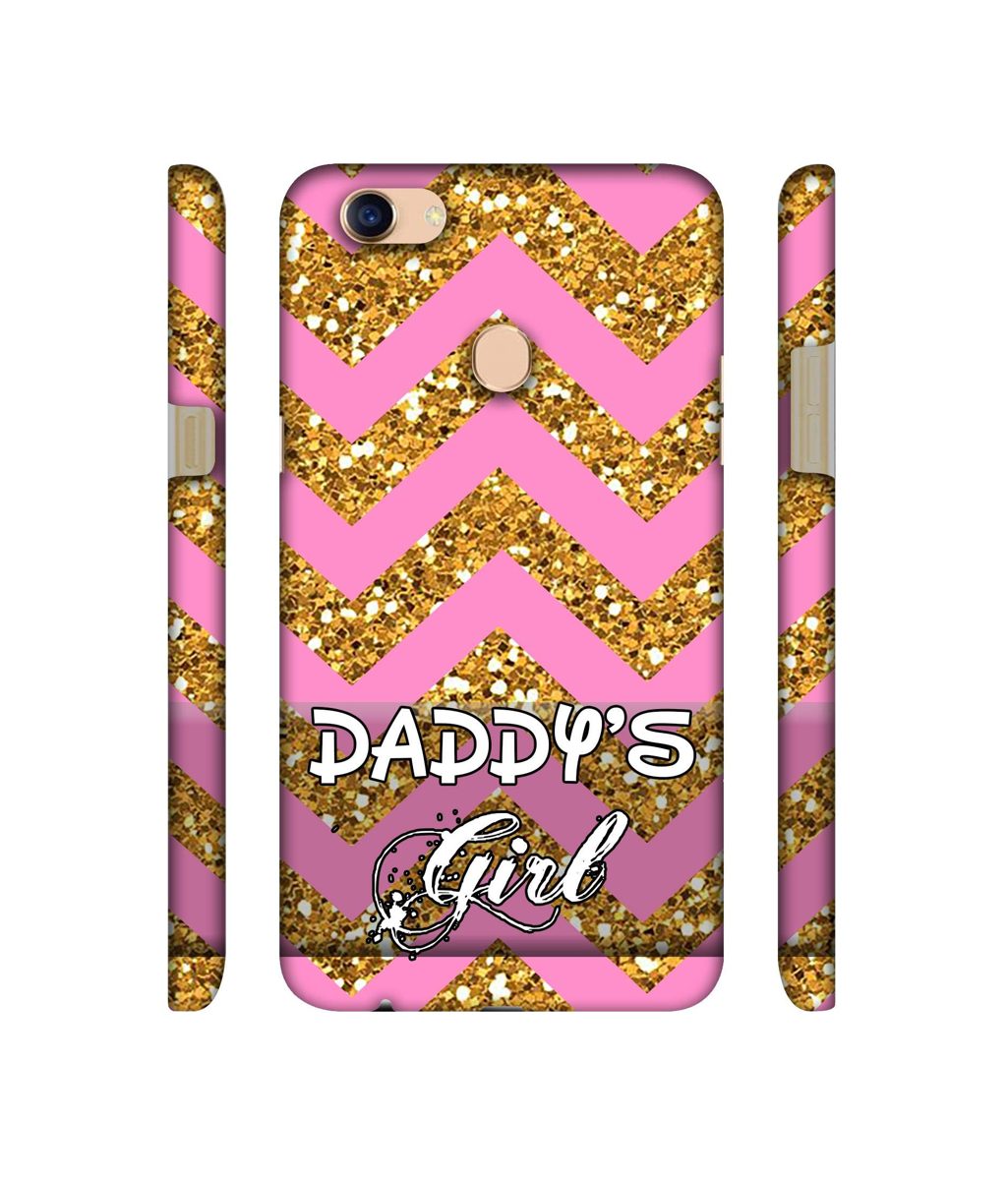 Amazon Brand - Solimo Designer Daddy's Girl 3D Printed Hard Back Case Mobile Cover for Oppo F5