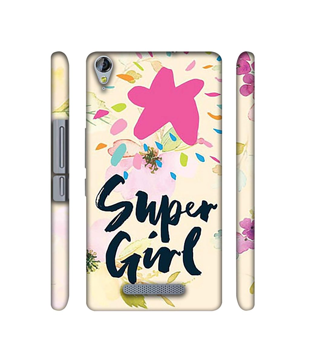 Amazon Brand - Solimo Designer Super Girl 3D Printed Hard Back Case Mobile Cover for Micromax Canvas Juice 3Plus Q394