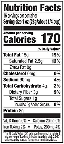 Amazon Brand - Happy Belly Roasted and Salted Peanuts,16 ounce