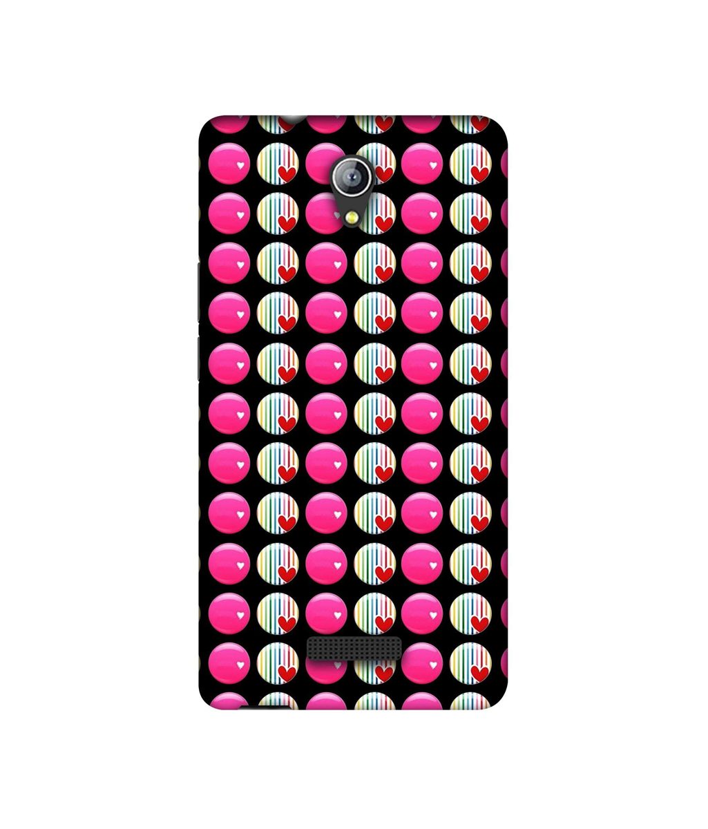Amazon Brand - Solimo Designer Small Two Color Circle 3D Printed Hard Back Case Mobile Cover for Micromax Canvas Pace 4G Q416