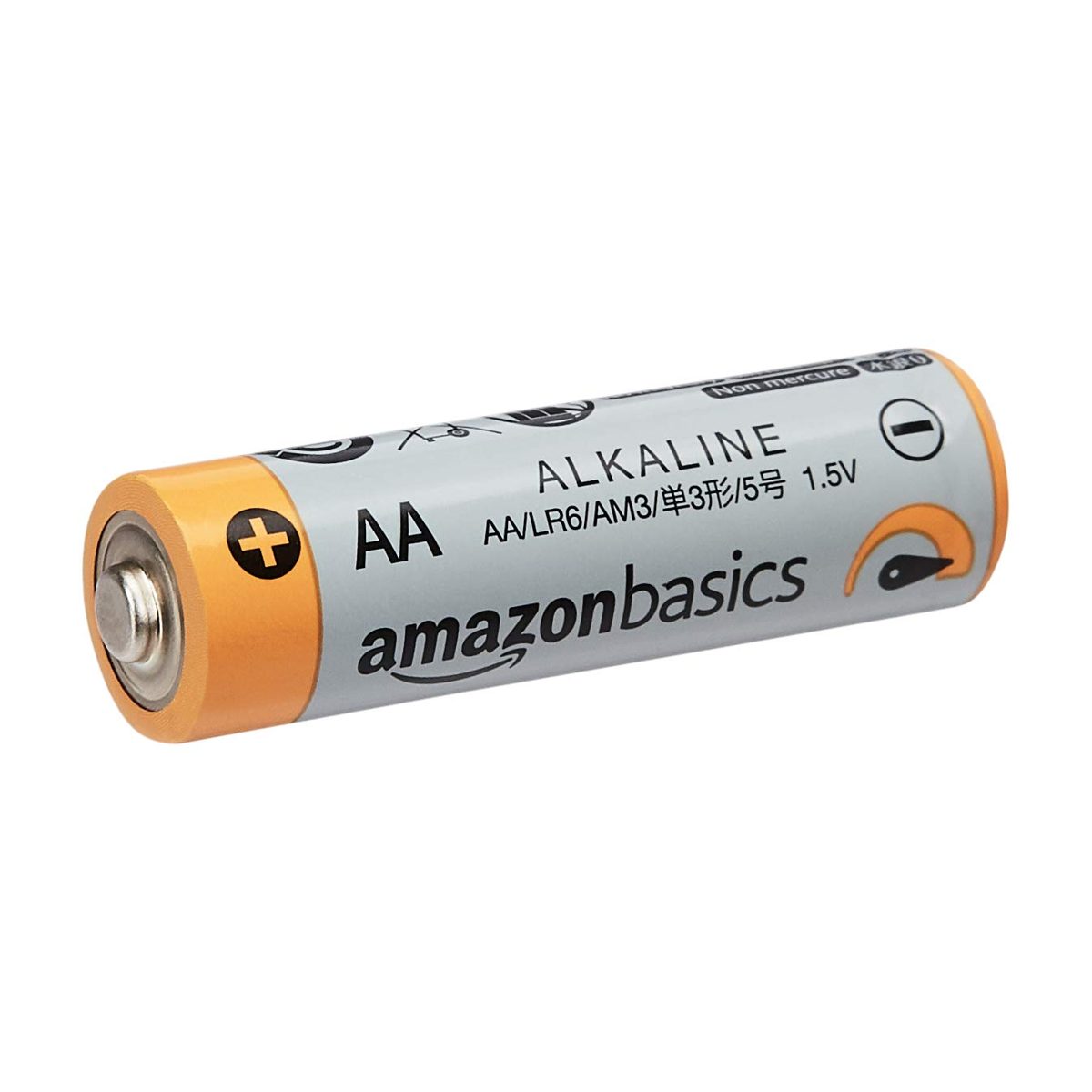 AmazonBasics AA 1.5 Volt Performance Alkaline Batteries - Pack of 8