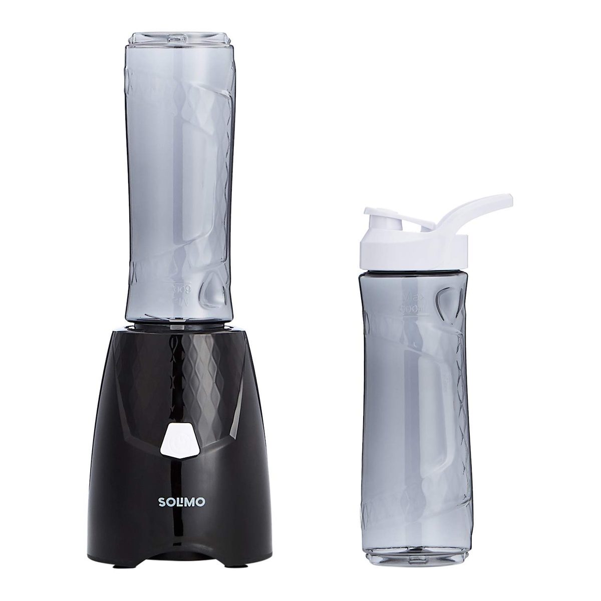 Amazon Brand - Solimo Personal Blender (450 W) with two 600 ml portable jars