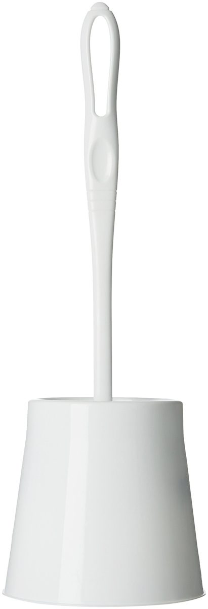 AmazonBasics Toilet Brush, White - 12-Pack