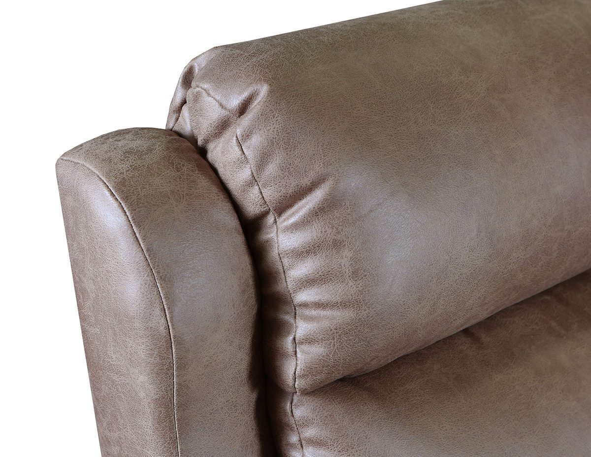 Ravenna Home Viewridge Upholstered Recliner Chair, 42"W, Brown