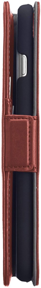 AmazonBasics iPhone 8 Plus / 7 Plus PU Leather Wallet Detachable Case, Dark Brown (Renewed)