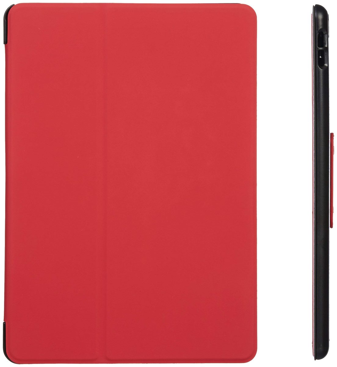 (Renewed) AmazonBasics New iPad Pro 2017 Smart Case Auto Wake/Sleep Cover, Red, 10.5"