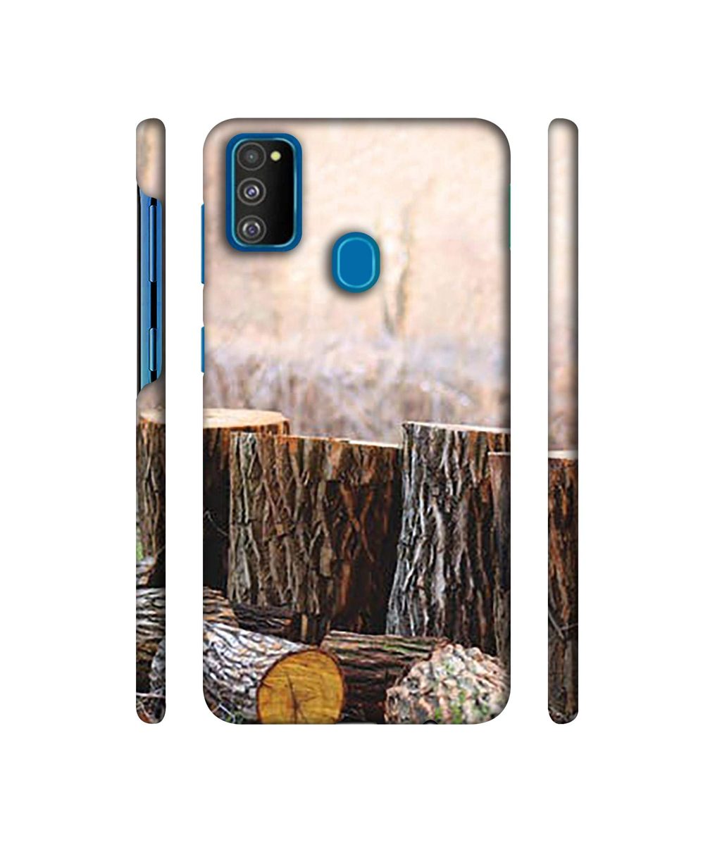 Amazon Brand - Solimo Designer Wood logs 3D Printed Hard Back Case Mobile Cover for Samsung Galaxy M21 / M30s