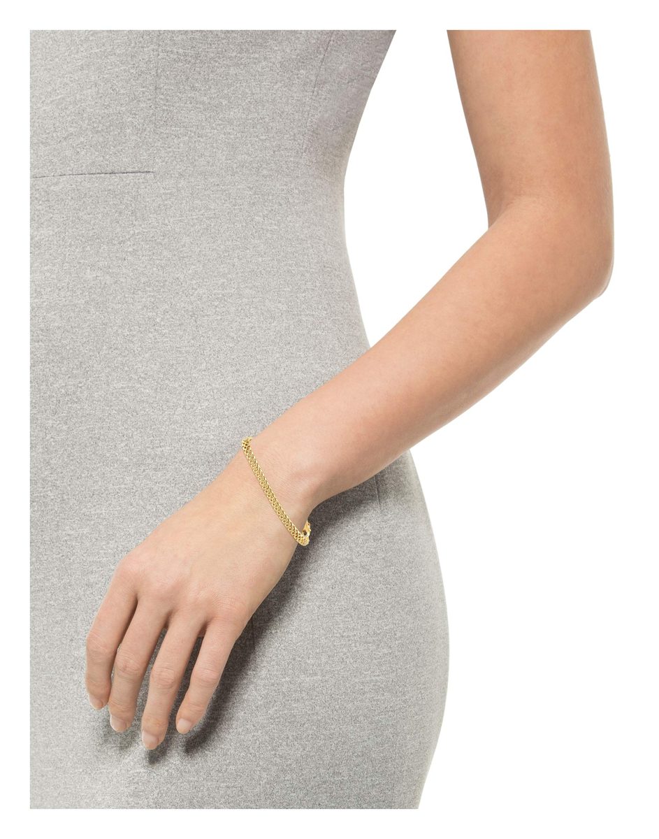 Amazon Essentials Yellow Gold Plated Sterling Silver Mesh Chain Bracelet, 8"