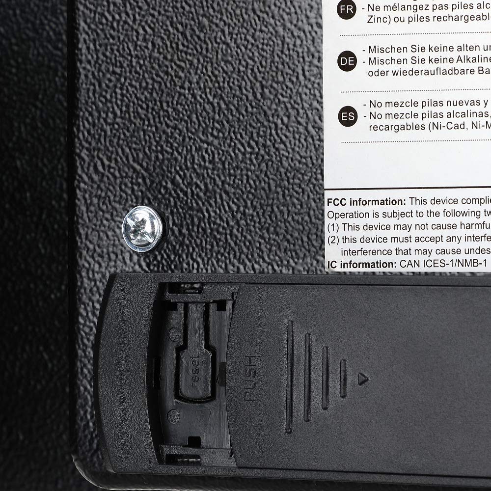 AmazonBasics Security Safe - 28.3 L + AmazonBasics AA Performance Alkaline Batteries (20-Pack)