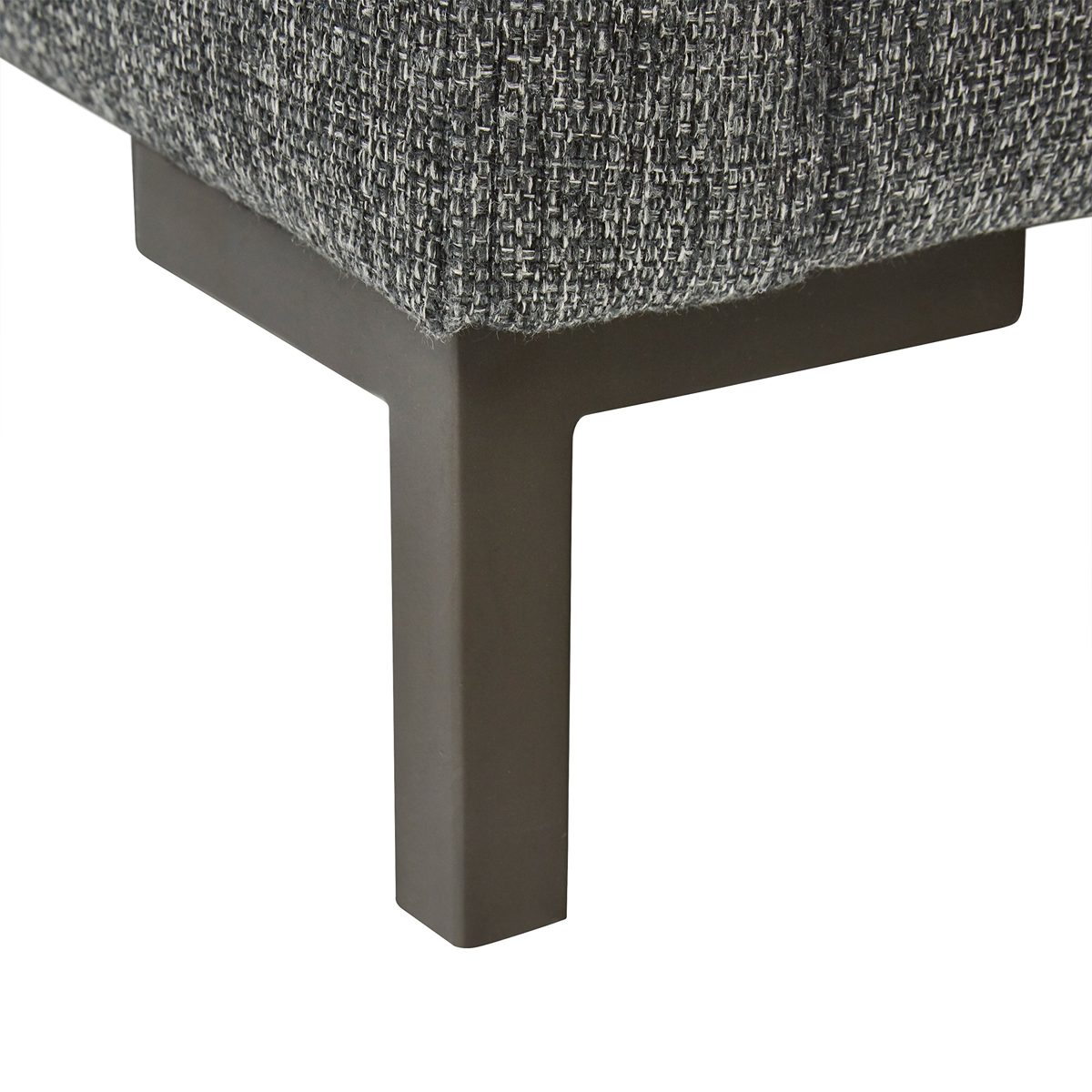 Amazon Brand – Rivet Edgewest Low Back Modern Accent Chair, 34"W, Charcoal Grey