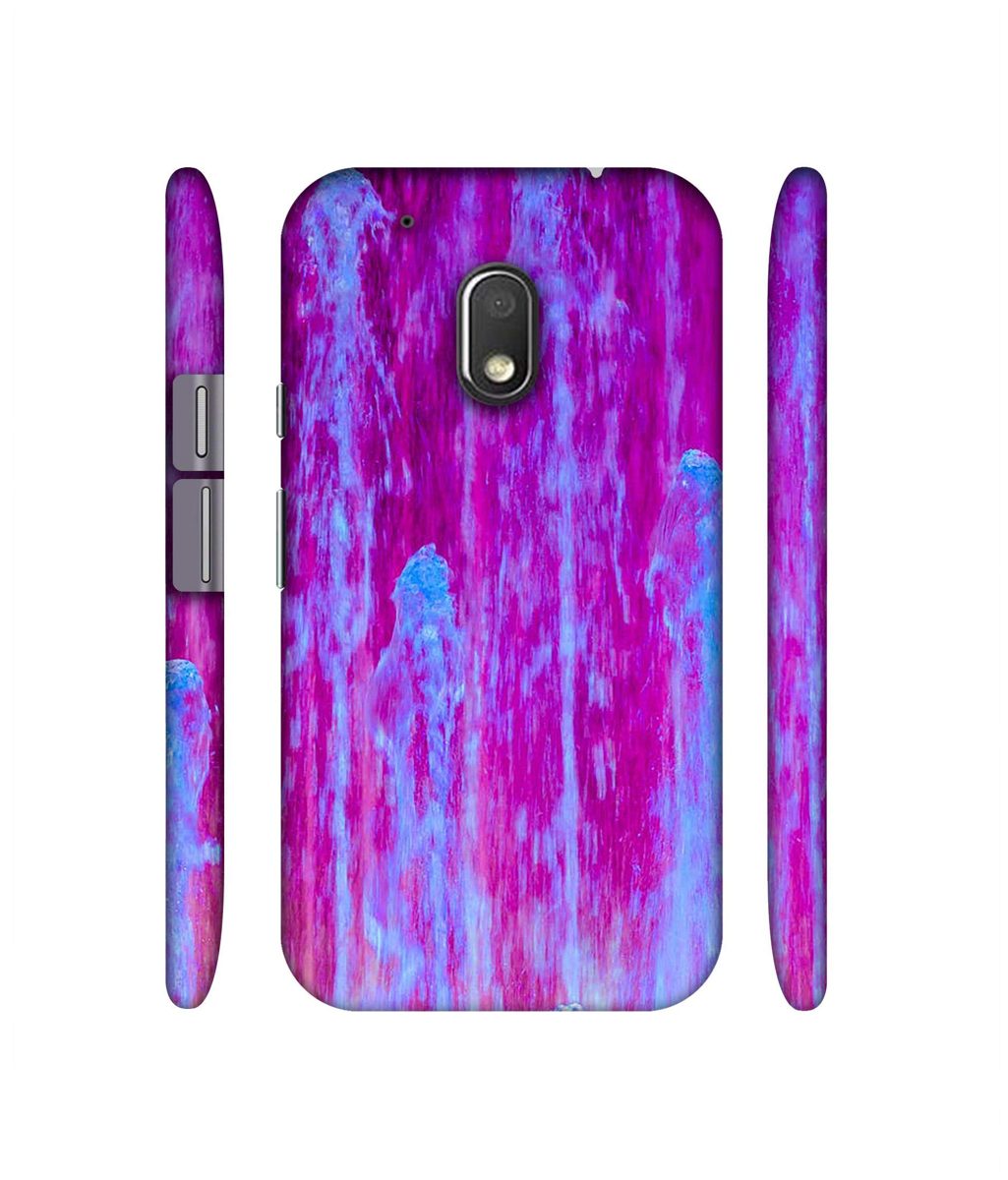 Amazon Brand - Solimo Designer Pink Color Fall 3D Printed Hard Back Case Mobile Cover for Motorola Moto G4 Play