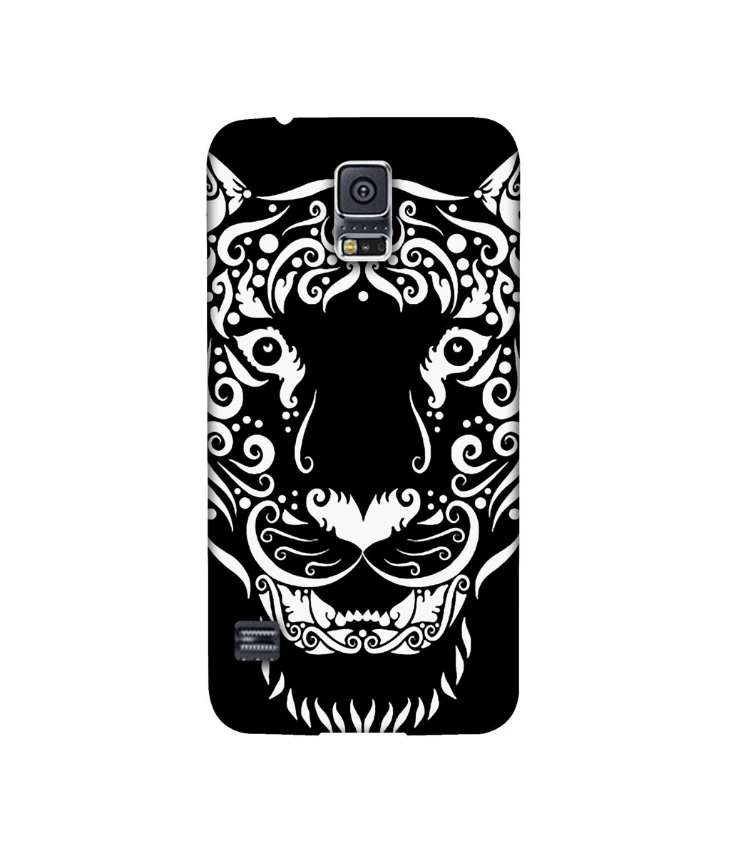 Amazon Brand - Solimo Designer White Tiger 3D Printed Hard Back Case Mobile Cover for Samsung Galaxy S5 i9600