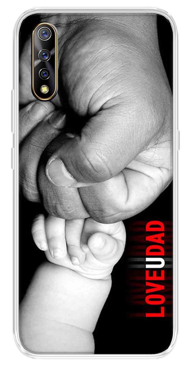 Amazon Brand - Solimo Designer Multicolor Love U Dad Printed Soft Back Case Mobile Cover for Vivo S1 / Vivo Z1x