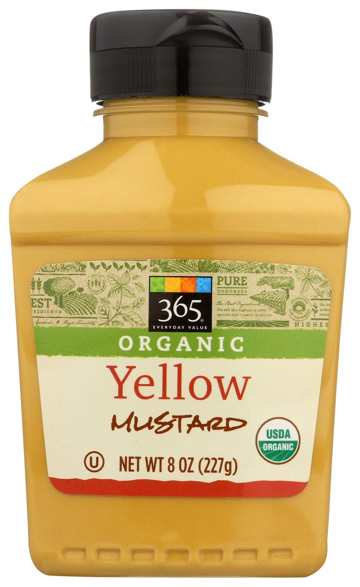 365 by Whole Foods Market, Organic Mustard, Yellow, 8 Ounce