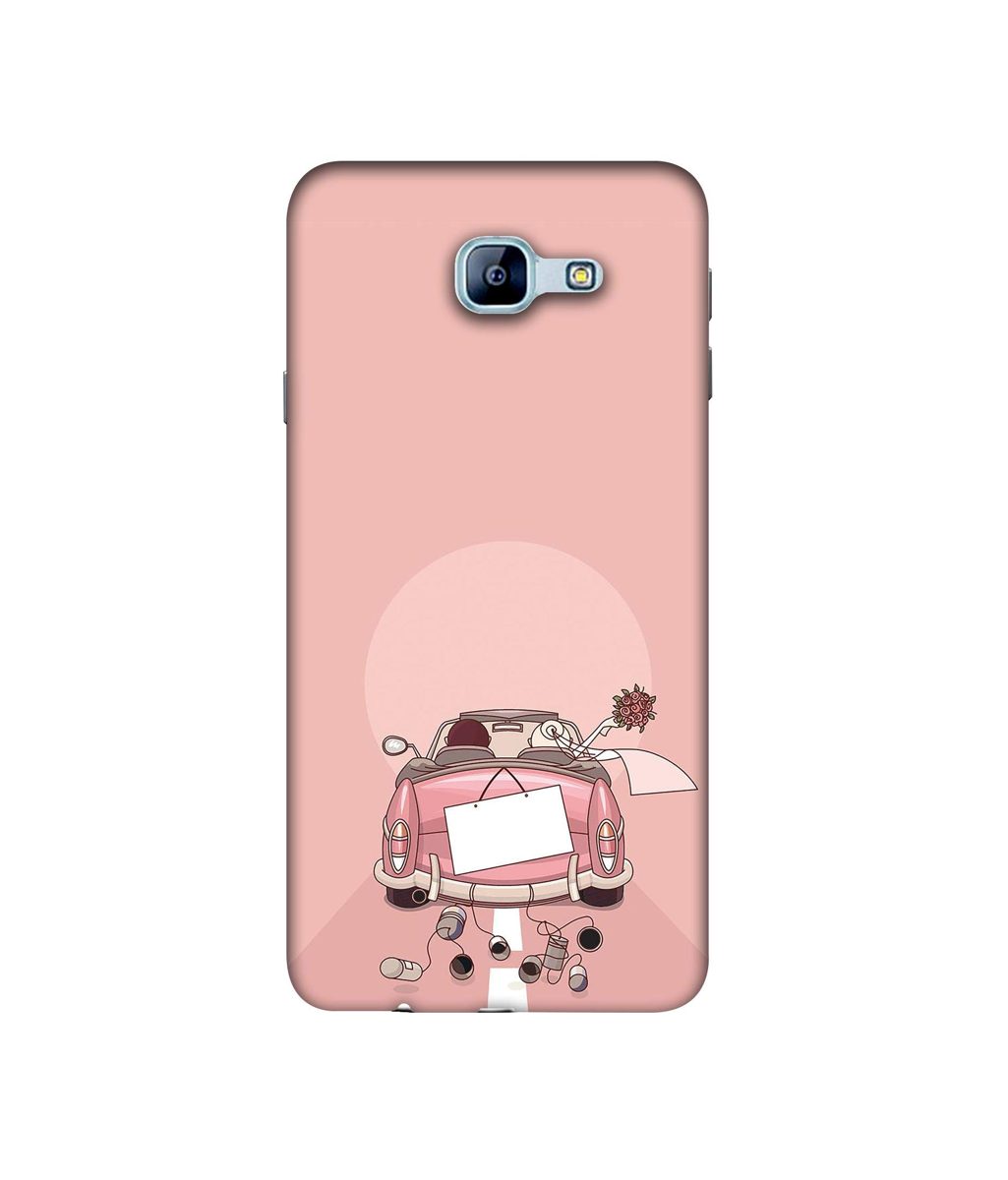Amazon Brand - Solimo Designer Married Couple 3D Printed Hard Back Case Mobile Cover for Samsung Galaxy A8 (2016)