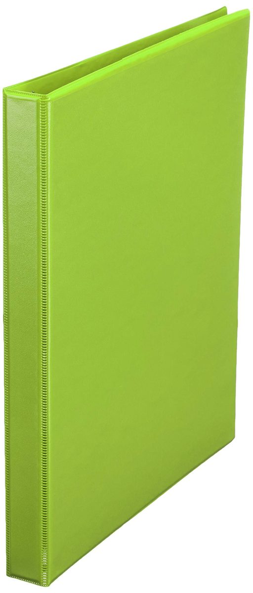 AmazonBasics 1/2-Inch Round Ring Binder, Green, View, 6-Pack (Renewed)
