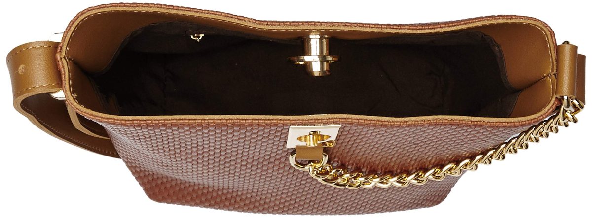 Flavia Women's Handbag (Brown)