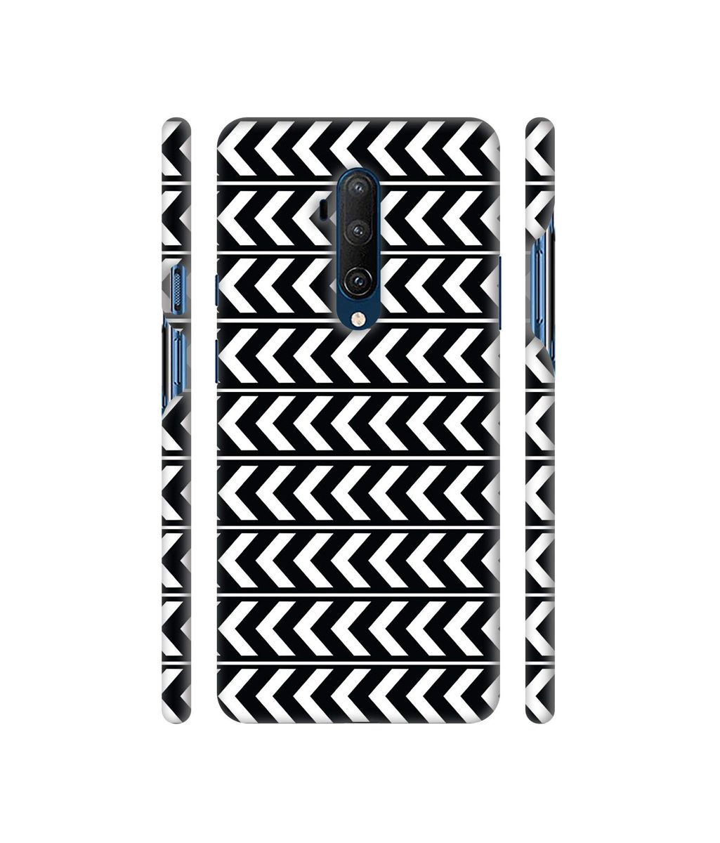 Amazon Brand - Solimo Designer Horizontal Arrow Texture 3D Printed Hard Back Case Mobile Cover for OnePlus 7T Pro