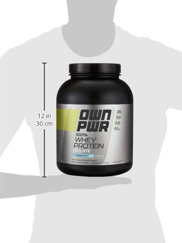 OWN PWR 100% Whey Protein Isolate Powder, Cookies & Cream, 25 G Protein, 4.4 Pound Value Size (65 Servings)