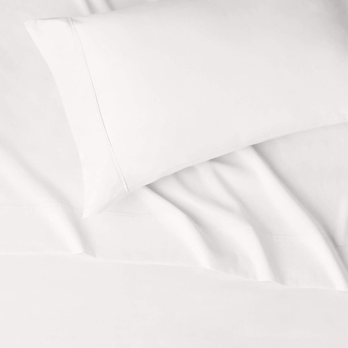 AmazonBasics Lightweight Super Soft Easy Care Microfiber Sheet Set with 16" Deep Pockets - Full, Cream