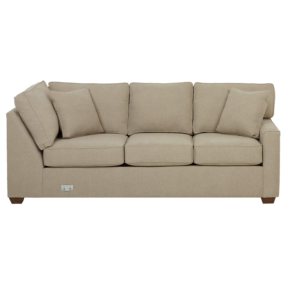 Amazon Brand – Stone & Beam Bagley Sectional Component, Right-Facing Corner Sofa, Fabric, 90"W, Dove