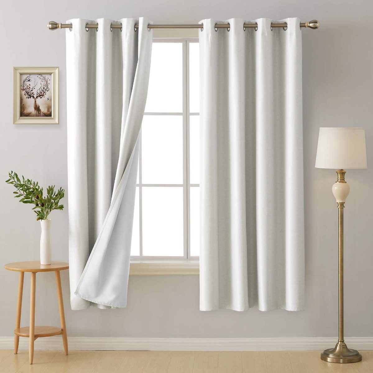 Umi.Essentials Blackout Curtains with Foam Coated, 240x140