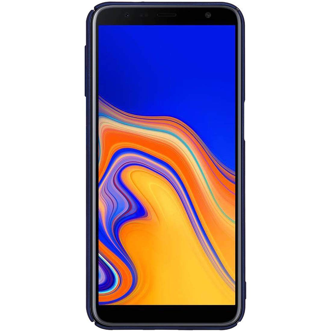 Amazon Brand - Solimo Mobile Cover (Hard Back & Slim) for Samsung Galaxy J6 Plus (Blue)